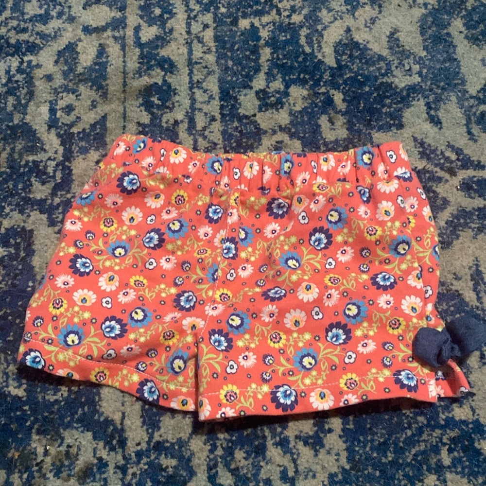 FREE W/ purchase Orange flower shorts size 6X